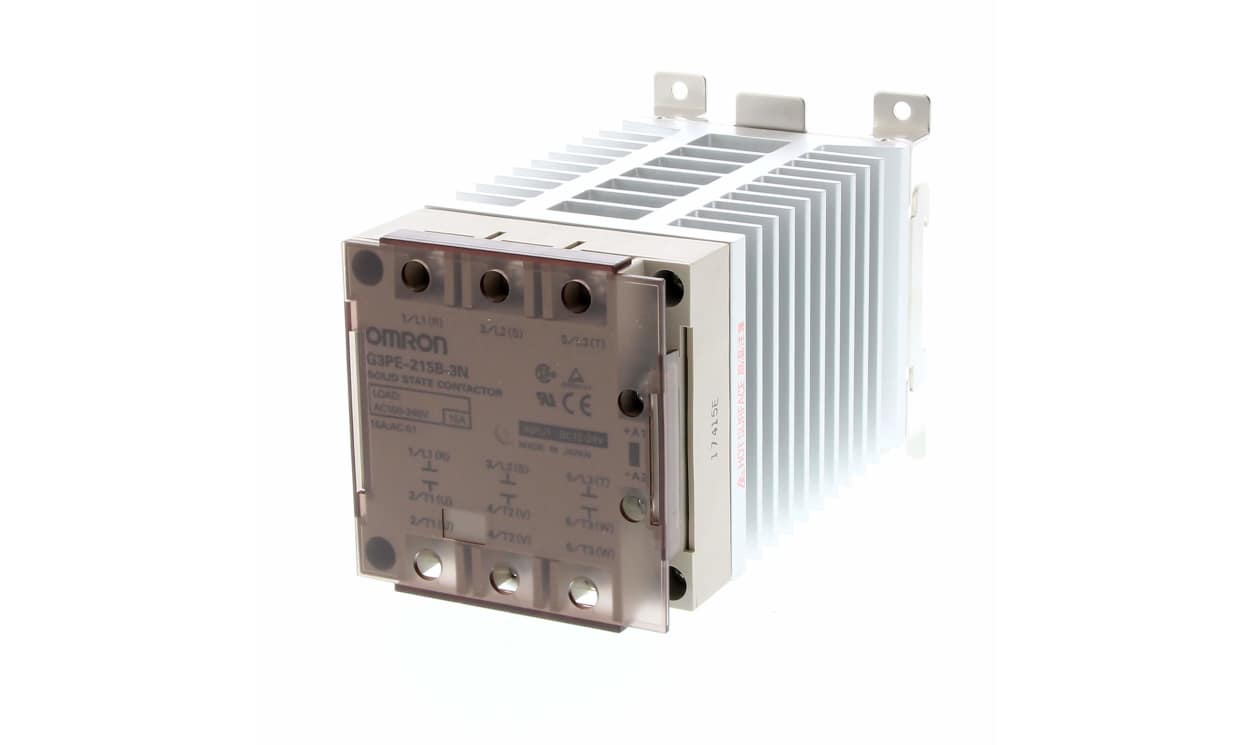 Omron G3PE-215B-3N 12-24VDC, Series Solid State Relay, 15 A Load, DIN Rail Mount, 264 V ac Load