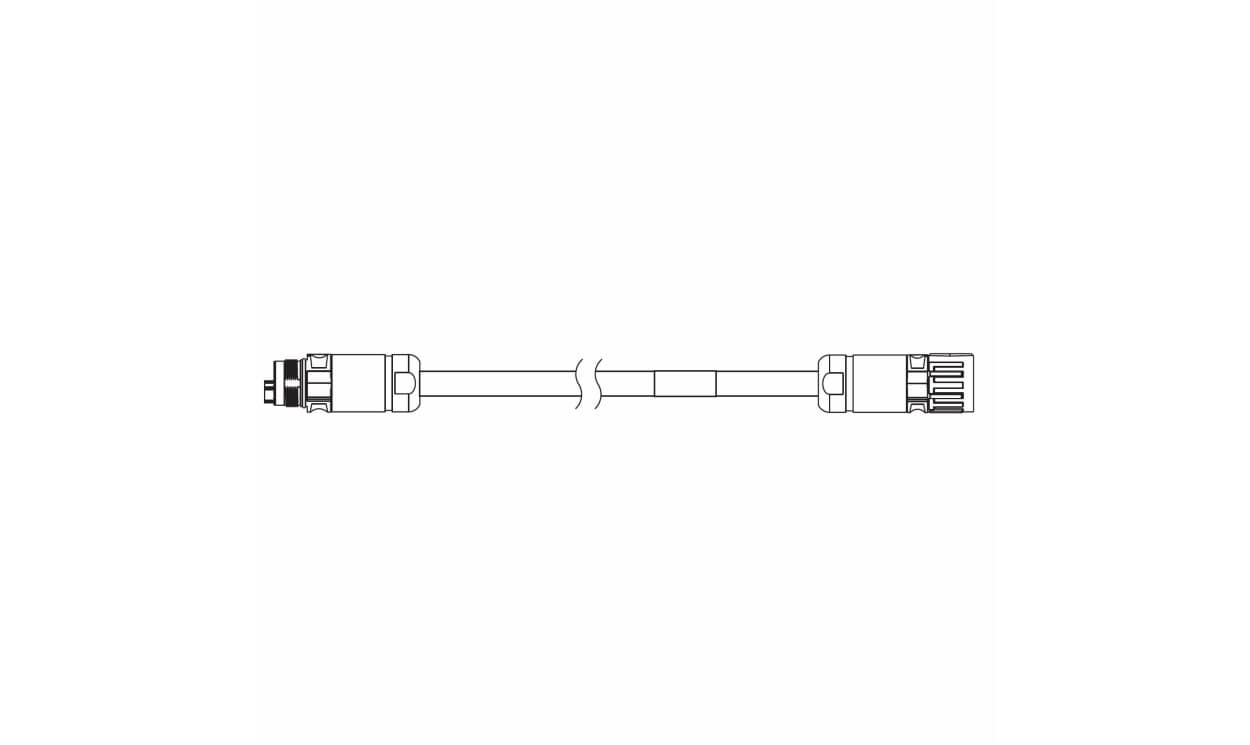 Omron R88A-CX1BE20BF, 1SA Series Cable for Use with Servo Motor, 20m Length, 750 → 3000 W, 230 → 400 V