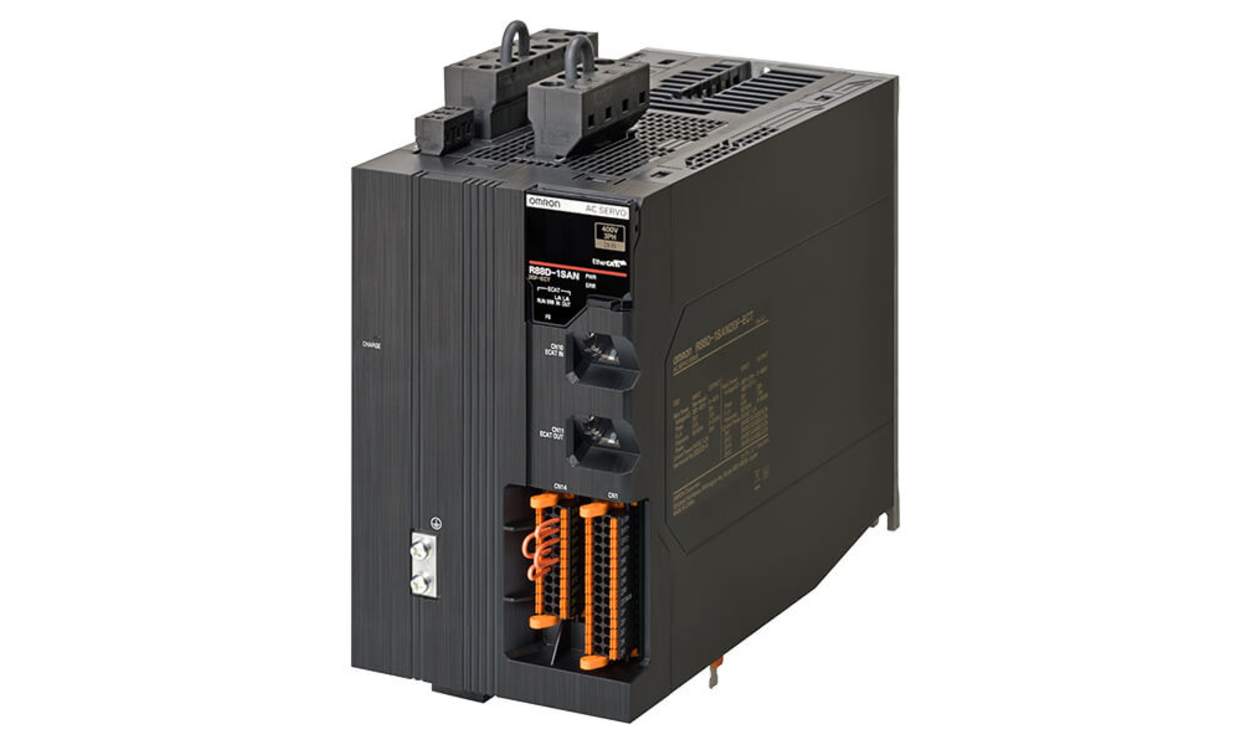 Omron R88D-1SAN20F-ECT, 2 kW Servo Drive, 400 V ac, 3 Phase, 7.8 A, Motion Function, 504 V