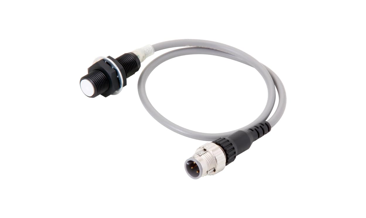 Omron E2EQ-X3D1G-M1TGJ-T 0.3M, Inductive Threaded Barrel Proximity Sensor, M12, 3 mm Detection, 2-Wire NO, 10 → 30 V dc - generaltechuae