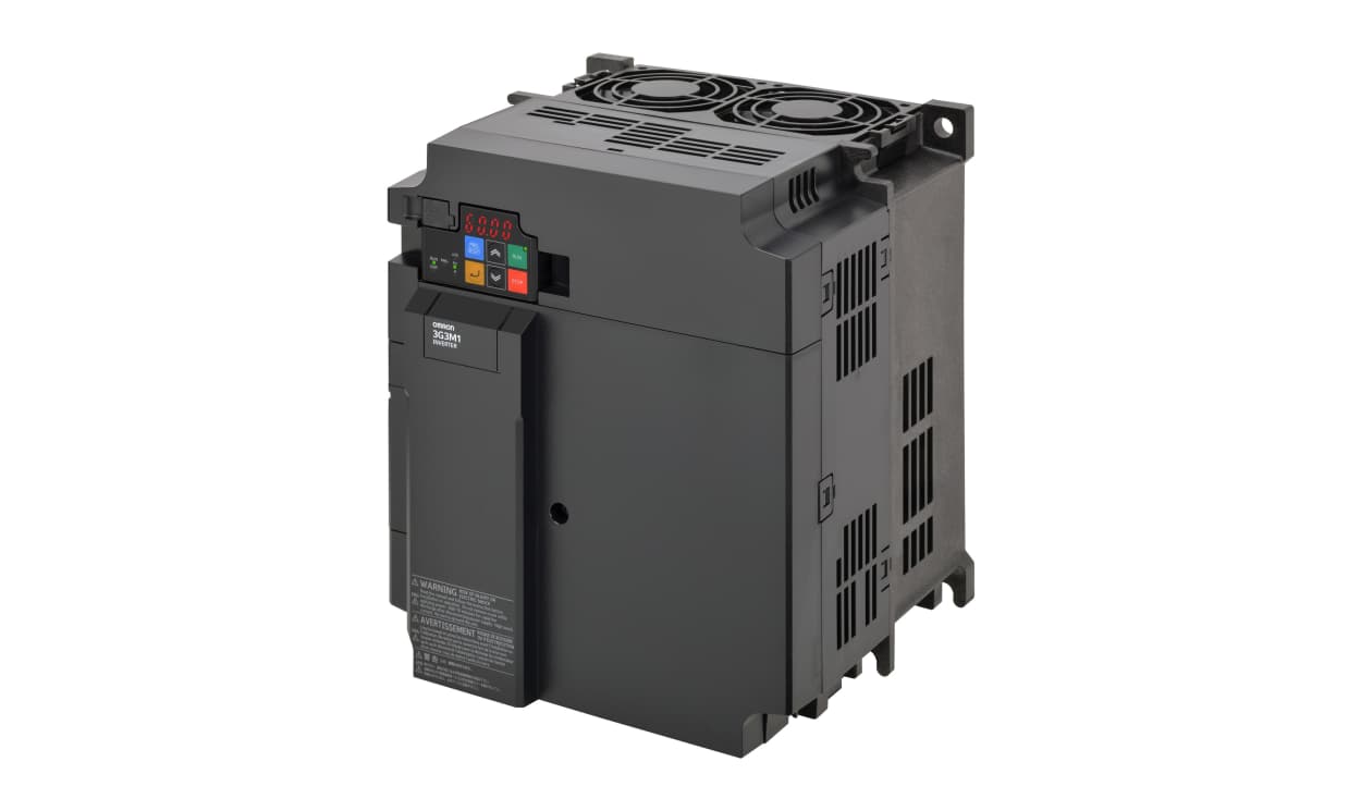 Omron 3G3M1-A4150, Variable Speed Drive, 18.5 kW, 3 Phase, 400 V ac, 38 A, M1 Series