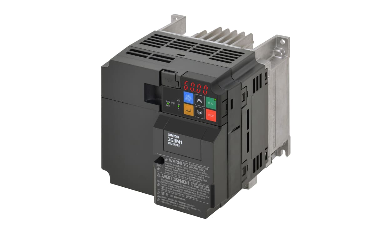 Omron 3G3M1-A2037, Variable Speed Drive, 5.5 kW, 3 Phase, 200 V ac, 19.6 A, M1 Series - generaltechuae
