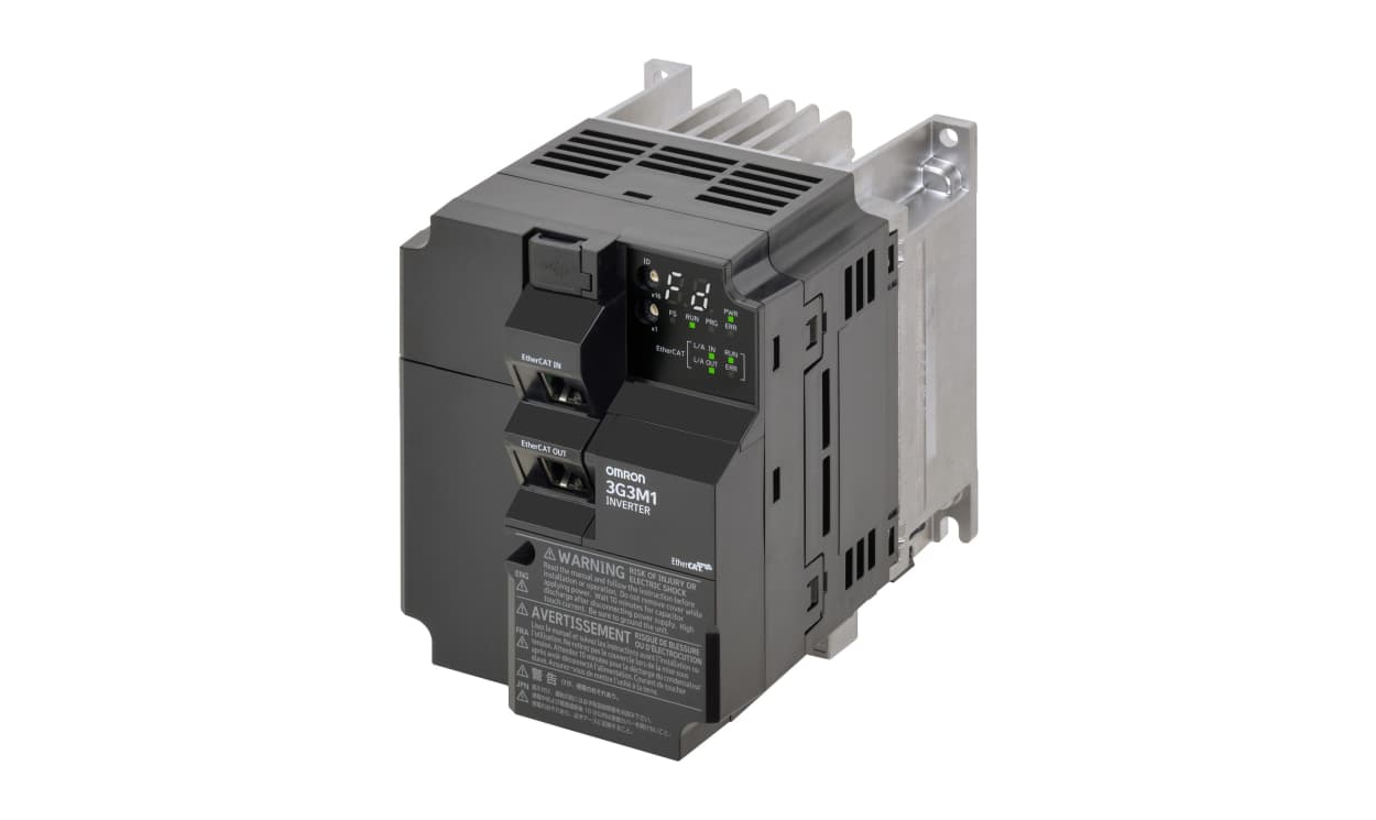 Omron 3G3M1-A4022-ECT, Variable Speed Drive, 3 kW, 3 Phase, 400 V ac, 6.9 A, M1 Series - generaltechuae