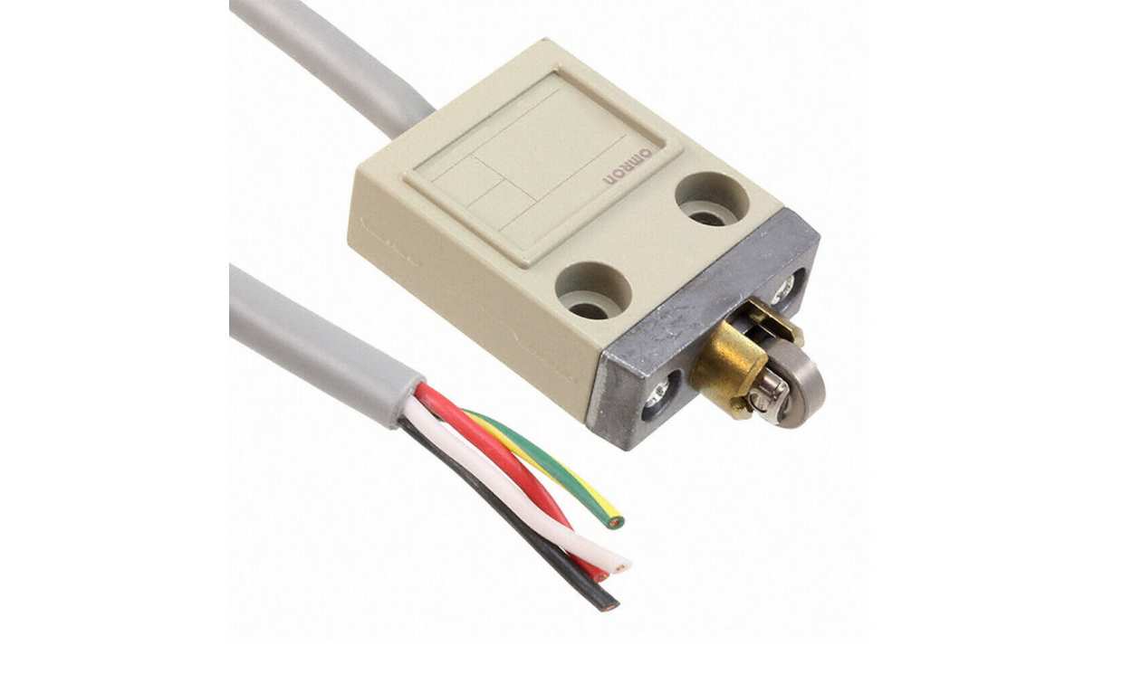 Omron D4C-1203, D4C Series Roller Plunger Limit Switch, SPDT, IP67