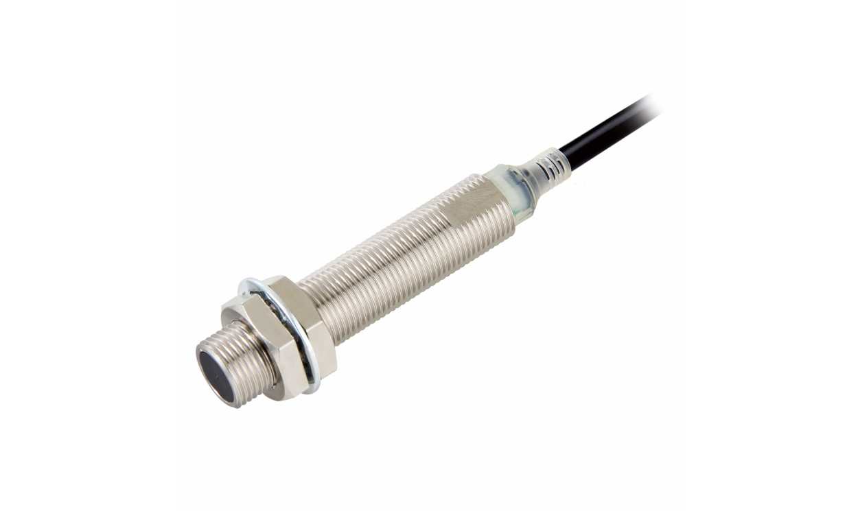 Omron E2E-X4B3DL12 2M, Inductive Threaded Barrel Proximity Sensor, M12, 4 mm Detection
