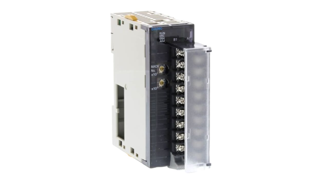 Omron CJ1W-DA08C, CJ Series PLC I/O Module for Use with CJ1W Series, Analogue - generaltechuae
