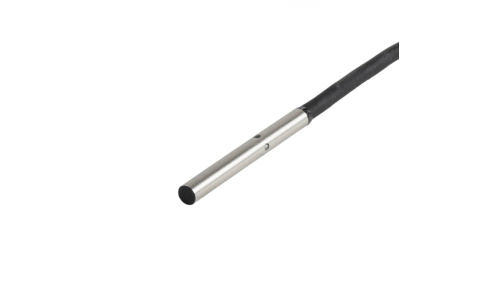 Omron E2E-C04S12-WC-B1 2M, Inductive Smooth Barrel Proximity Sensor, 1.2 mm Detection, PNP NO, 10 → 30 V dc