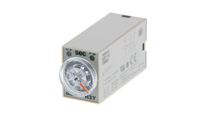 Omron H3Y-2 AC200-230 10S, H3Y-2 Series DIN Rail, Surface Mount Timer Relay, 200 → 230V ac, 8-Contact, 0.5 → 10s, 1-Function, - generaltechuae