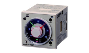 Omron H3CR-F 100-240VAC/100-125VDC, H3CR Series DIN Rail, Panel Mount Timer Relay, 100 → 240V ac, 2-Contact, 0.05 s → 300 h,