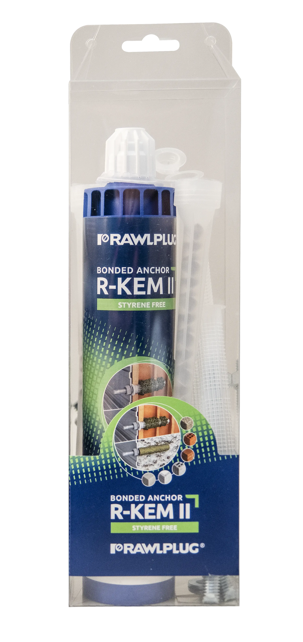 Rawlplug R-KEM-II300SETFR | R-KEM-II Polyester Bonded Anchor Set, FR Label | 175 ml, 11 pieces - generaltechuae (3)