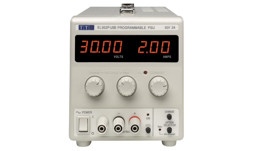 Aim-TTi EL302 Series Digital Bench Power Supply, 0 → 30V, 0 → 2A, 1-Output, 60W