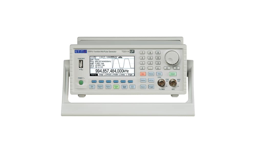 Aim-TTi TG2511A Function Generator, 1μHz Min, 25MHz Max, FM Modulation, Variable Sweep