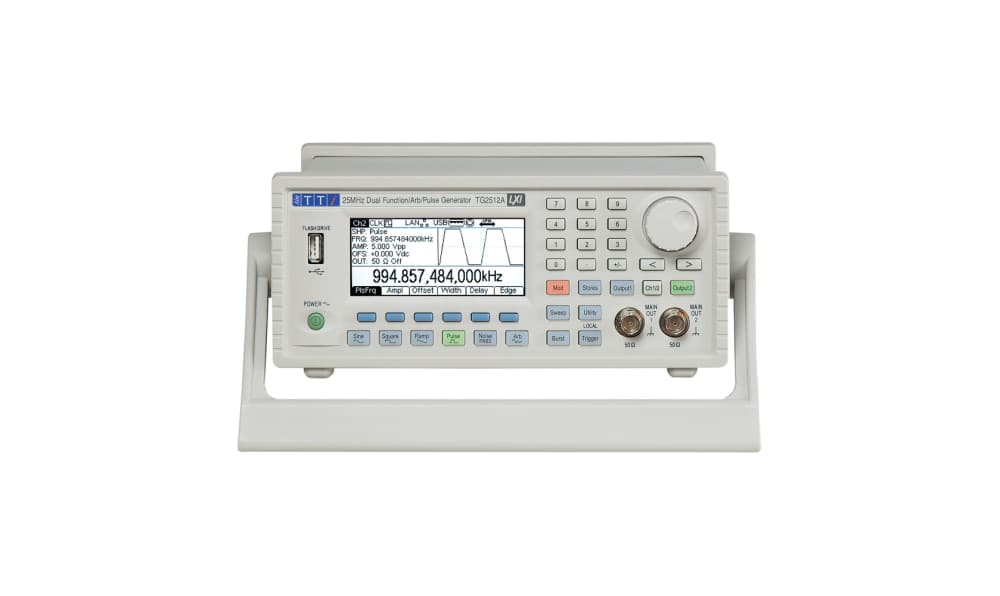 Aim-TTi TG2512A Function Generator, 1μHz Min, 25MHz Max, FM Modulation, Variable Sweep
