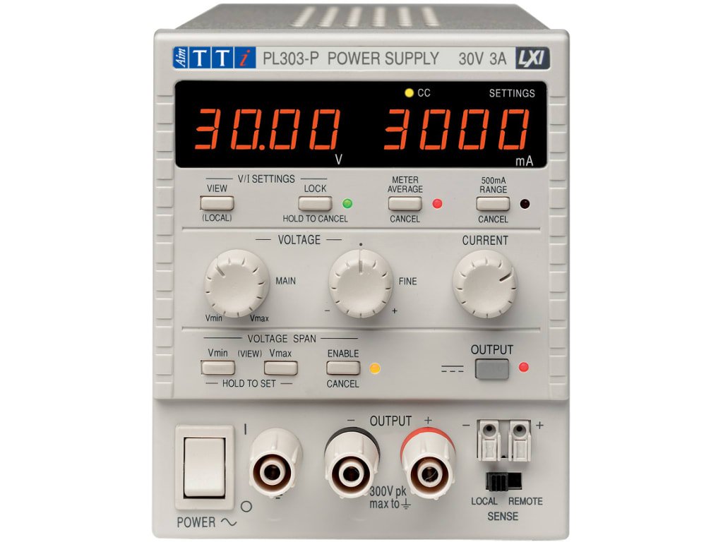 TTi PL303-P(G) | Bench System DC Power Supply | Single 0-30V/0-3A USB/RS232/LAN(LXI)/Analog/GPIB - generaltechuae