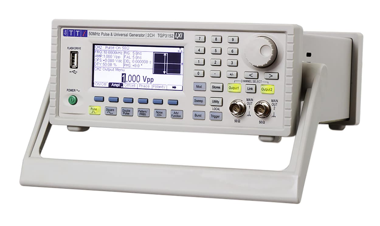 Aim-TTi TGP3122  Pulse Generator, 1 mHz min, 25 (Double Pulse) MHz, 50 (Pulse) MHz max - generaltechuae