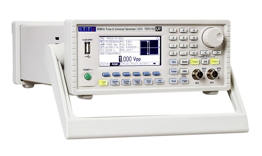 Aim-TTi TGP3152  Pulse Generator, 1 mHz min, 25 (Double Pulse) MHz, 50 (Pulse) MHz max - generaltechuae