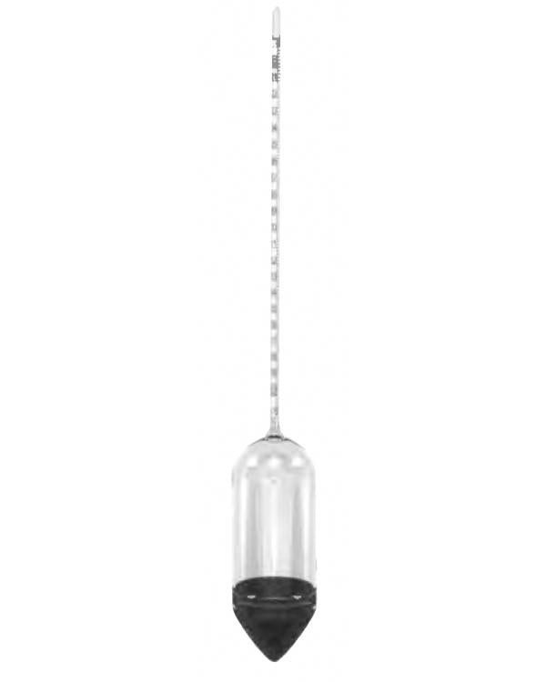 Brannan 10/812/0 | Alcohol Sikes Hydrometer | Range 20 to 40 Sikes, 255 mm - generaltechuae
