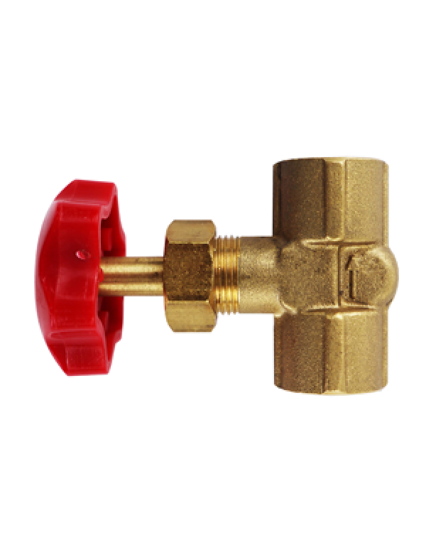 Brannan 39/004/4 | Brass Needle Valve for Pressure Gauges | 1/2" NPT female x female - generaltechuae