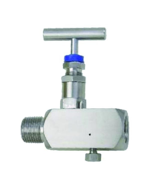 Brannan 74/250/0 | Stainless Steel Needle Valve with Vent | SS316, 1/2 in BSP F x F, PTFE packing - generaltechuae