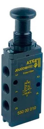 ASCO 55000010 | Spool Valve | Push-Pull Button | Function 5/2 Way | Port Type G 1/8-inch