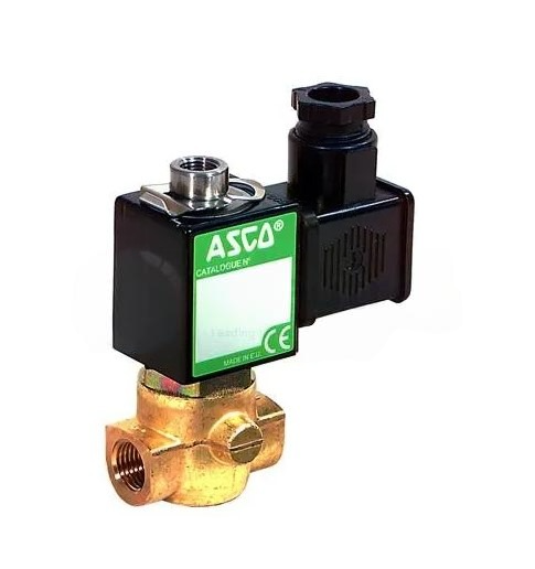 ASCO SCE374A017MS VD | Solenoid Valve | Series 374 | Size 1/4-inch | Coil Voltage 120 VDC | Power Coil 11.2W - generaltechuae