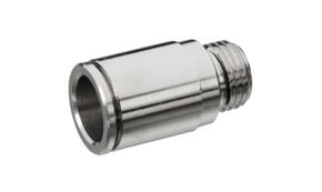 AVENTICS 1823373047 QR2-S-RPN Series Straight Fitting, Push In 6 mm to G 1/4, Threaded Connection Style