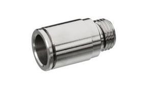 AVENTICS 1823373049 QR2-S-RPN Series Straight Fitting, G 1/4 to Push In 10 mm, Threaded Connection Style