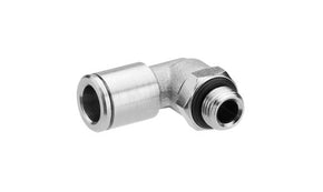 AVENTICS 1823391718 QR2-S-RVT Series Elbow Fitting, G 1/4 to Push In 10 mm, Threaded Connection Style