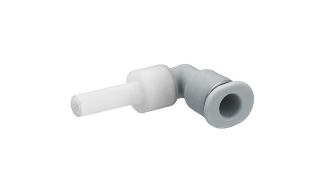 AVENTICS R412005441 QR1-S-MVA Series Elbow Fitting, Push In 6 mm to Push In 6 mm, Push-in Connection Style