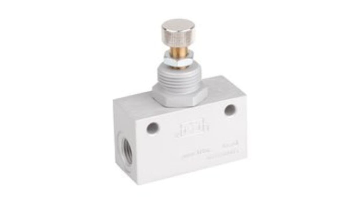 AVENTICS 0821200014 CC01 Series Threaded Non Return Valve, G 3/8 Female Inlet Port x G 3/8 Female Outlet Port
