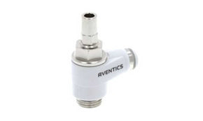 AVENTICS 0821200192 CC04 Series Tube Flow Valve, 4mm Tube Inlet Port x G 1/8 Outlet Port