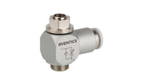 AVENTICS 0821200242 CC02-AL Series Tube Flow Valve, 6mm Tube Inlet Port x G 1/8 Outlet Port