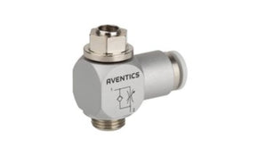 AVENTICS 0821200253 CC02-AL Series Tube Flow Valve, 8mm Tube Inlet Port x G 3/8 Outlet Port