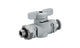 AVENTICS R412005490 Locking Shut-Off Valve Manual Blocking Of Air Supply Ball Valve QR1-BGS Series, G 1/8, 1/8in