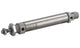 AVENTICS 0822034202 Pneumatic Piston Rod Cylinder - 25mm Bore, 25mm Stroke, MNI Series, Double Acting
