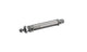 AVENTICS 0822034206 Pneumatic Cylinder - , 25mm Bore, 125mm Stroke, MNI Series, Double Acting