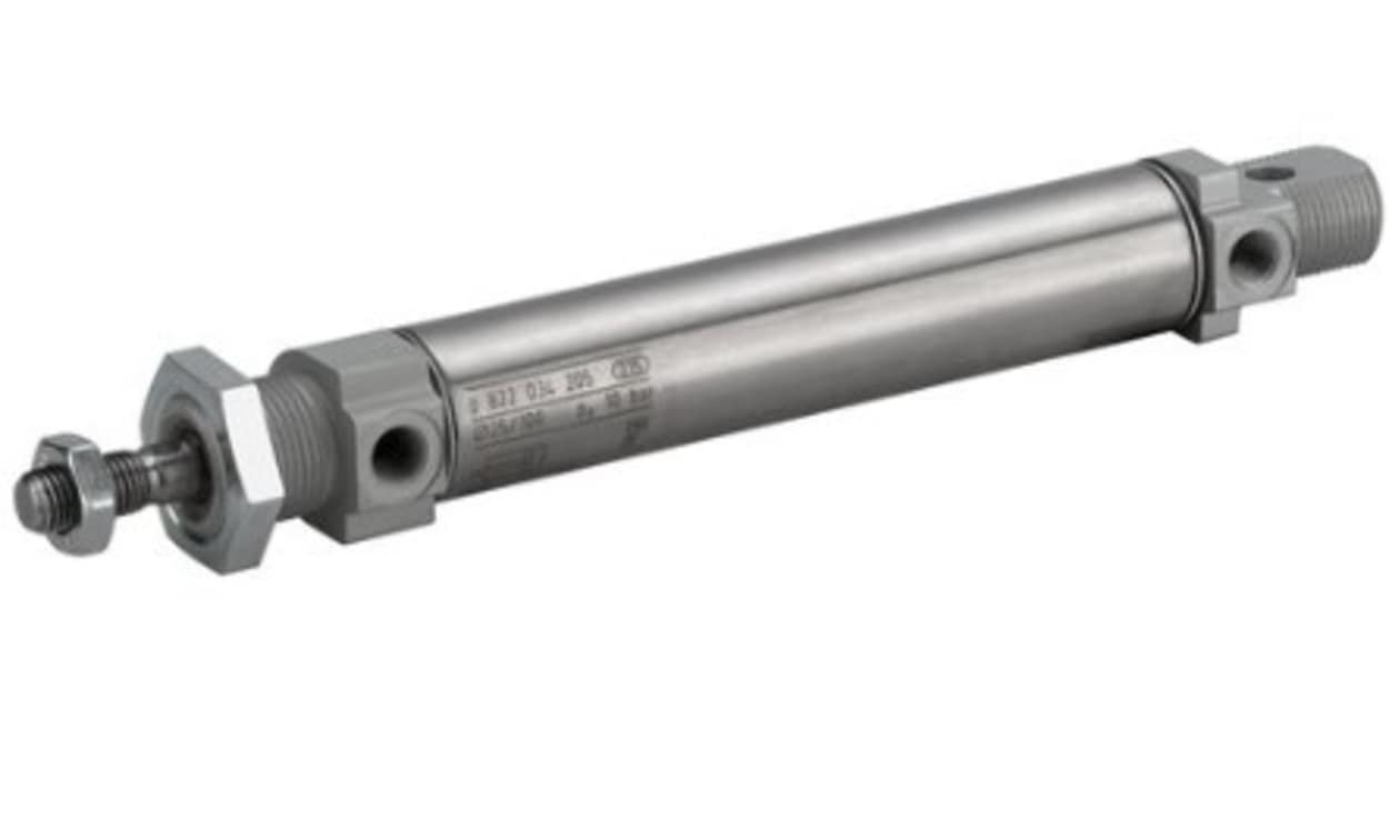 AVENTICS 0822332203 Pneumatic Piston Rod Cylinder - 16mm Bore, 50mm Stroke, MNI Series, Double Acting - generaltechuae