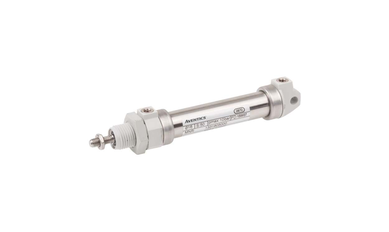 AVENTICS 1321602000 Pneumatic Cylinder - , 16mm Bore, 25mm Stroke, ICM Series, Double Acting - generaltechuae