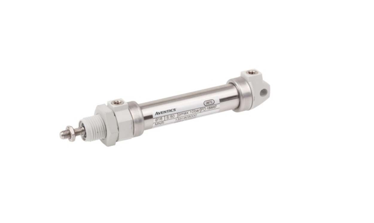 AVENTICS 1331608000 Roundline Cylinder - , 16mm Bore, 80mm Stroke, ICM Series, Double Acting - generaltechuae
