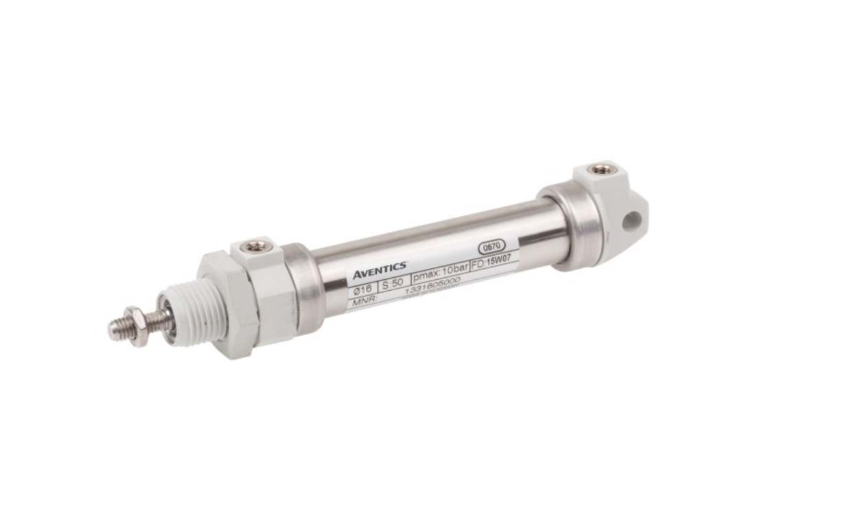 AVENTICS 1332012000 Roundline Cylinder - , 20mm Bore, 125mm Stroke, ICM Series, Double Acting - generaltechuae