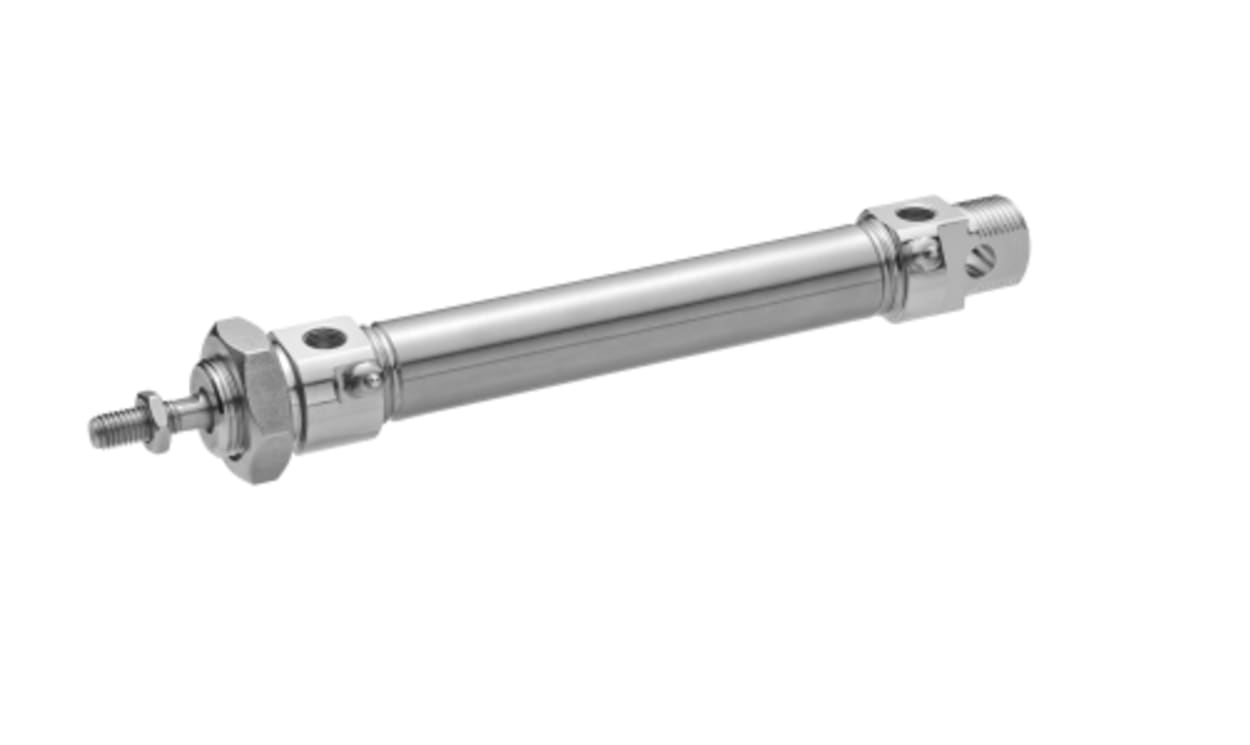 AVENTICS R412020501 Roundline Cylinder - , 25mm Bore, 125mm Stroke, CSL-RD Series, Double Acting - generaltechuae