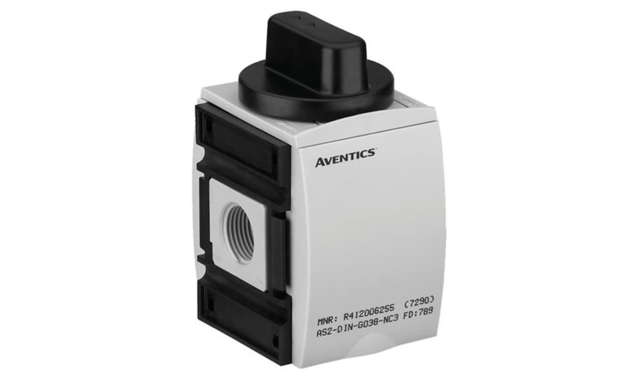 AVENTICS R412006261 G G 1/4 Pneumatic Shut-Off Valve, 2000L/min - generaltechuae