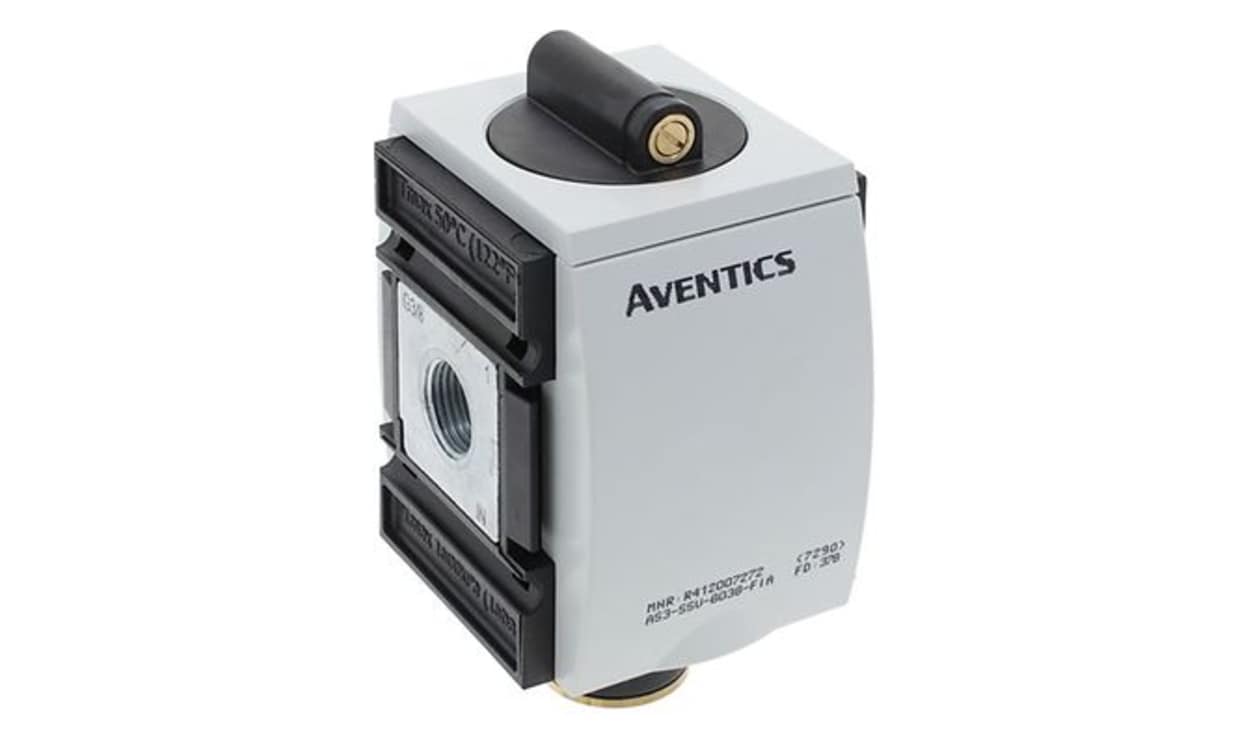 AVENTICS R412007272 G G 1/4 Pneumatic Shut-Off Valve, 4500L/min - generaltechuae