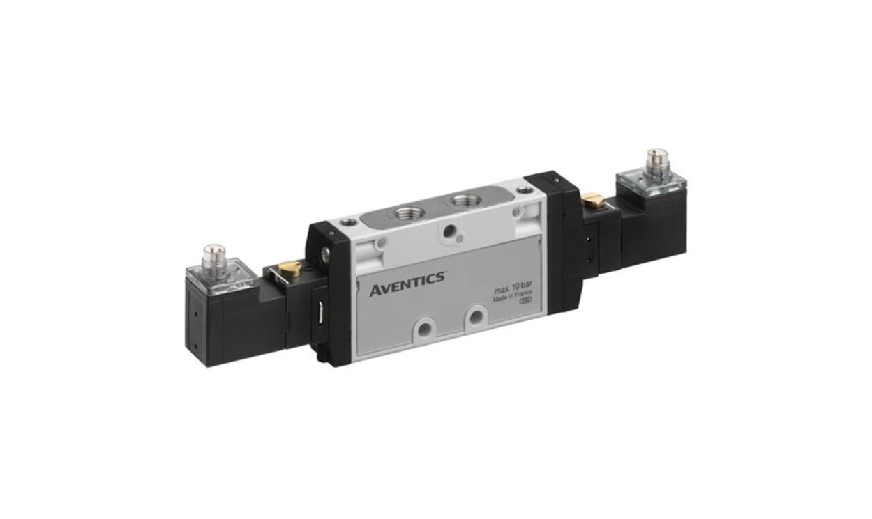 AVENTICS R422100975 5/3 Pneumatic Solenoid Valve - Pilot/Pilot G 1/8 TC08 Series 24V dc - generaltechuae