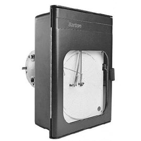 Barton Two Pen Pressure  Temperature Recorder, Model 242E, Pressure Range: 0-600 Psi, Battery Driven Chart Drive: 11 Selectable Speeds