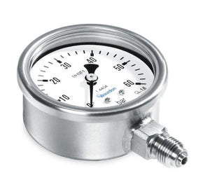 BAUMER MEX3-D50.K31 | Pressure Gauge | Pressure Range 0-100 bar | 0-1500 PSI | Case Dia 63mm