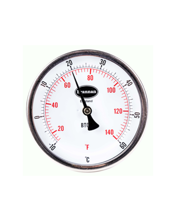 Brannan 74/225/0 | Slim Case Bimetal Dial Thermometer | 100 mm Adj. Angle, -10 to +60 °C/°F, 63 mm Stem, 1/2 in BSP - generaltechuae (2)