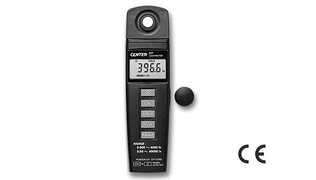 CENTER 337  Light Meter | Range 0.000~4000 fc ;  0.00~40000 lx - generaltechuae