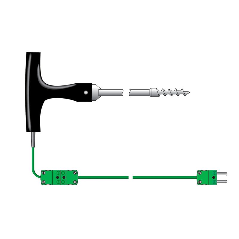 ETI 337-175 | Corkscrew Temperature Probe | Type T, coiled lead, Ø8 x 100 mm - generaltechuae (5)