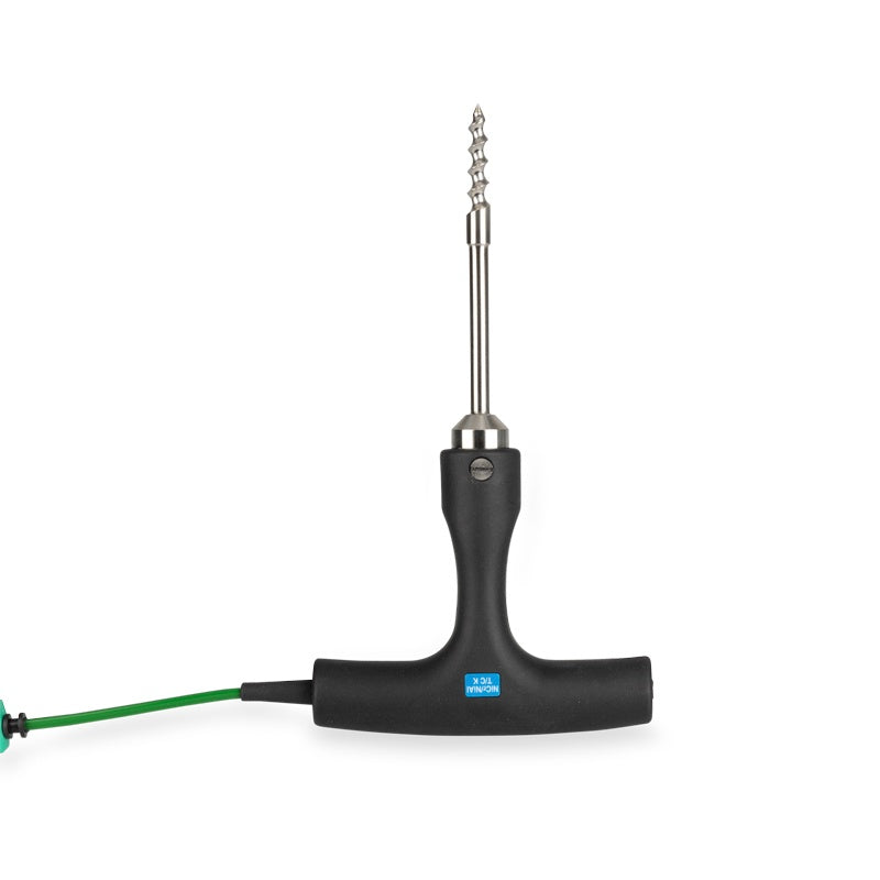 ETI 133-175 | Corkscrew Temperature Probe | Type K, straight lead, Ø8 x 100 mm - generaltechuae